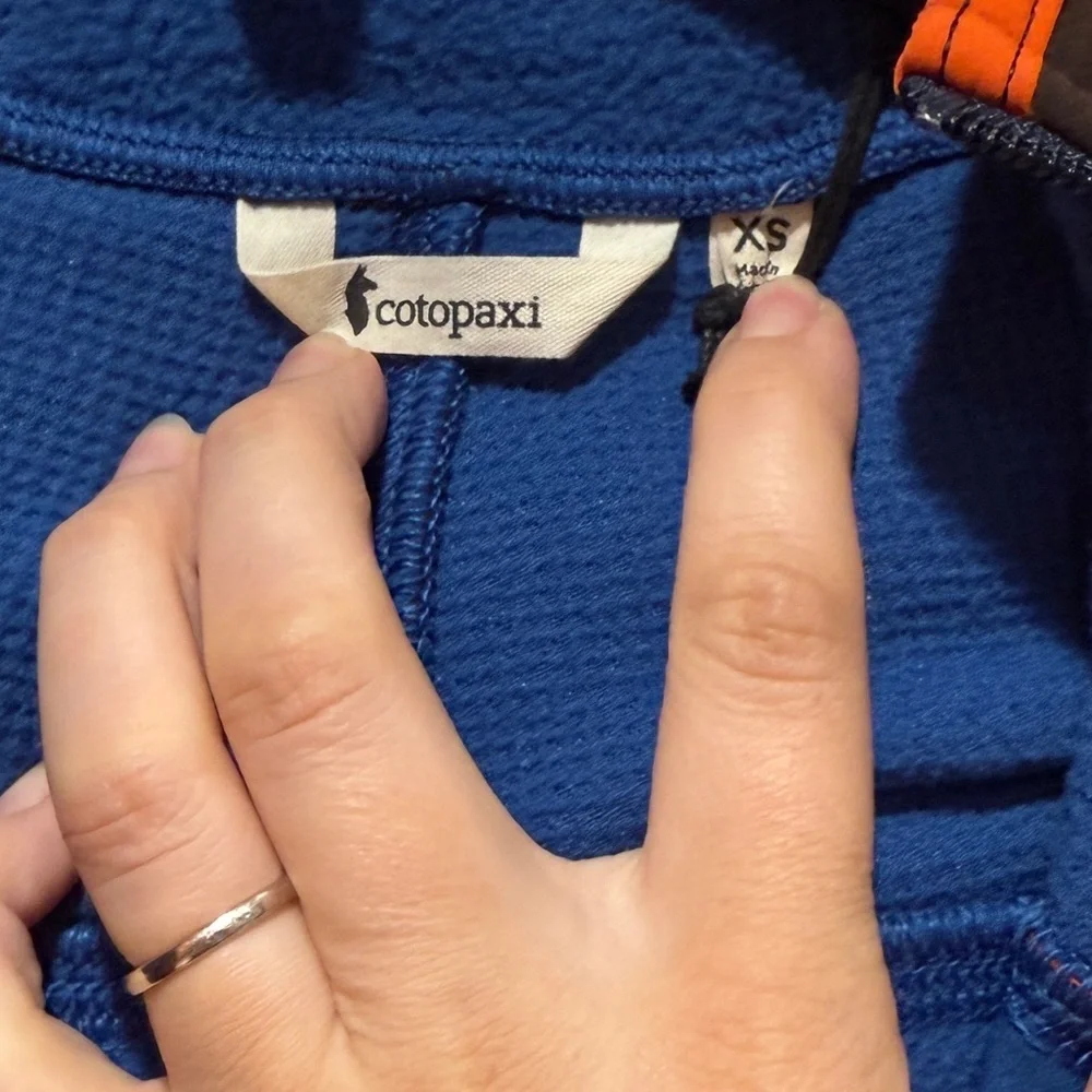 New Cotopaxi Women Abrazo Hooded‎ Full-Zip Fleece Jacket XS Colorblock Outdoor